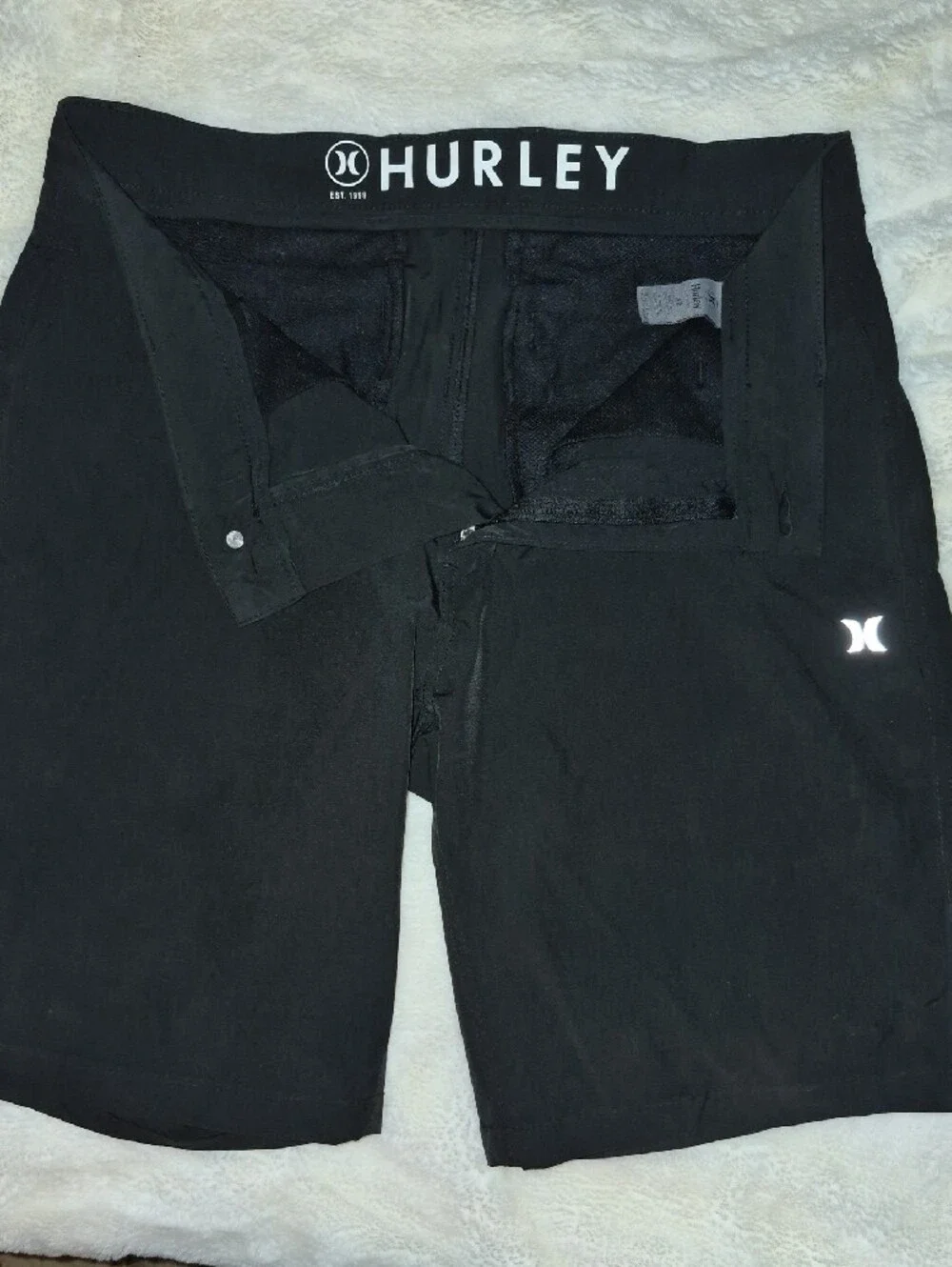 Hurley Black Men's Performance All Day Walk Shorts